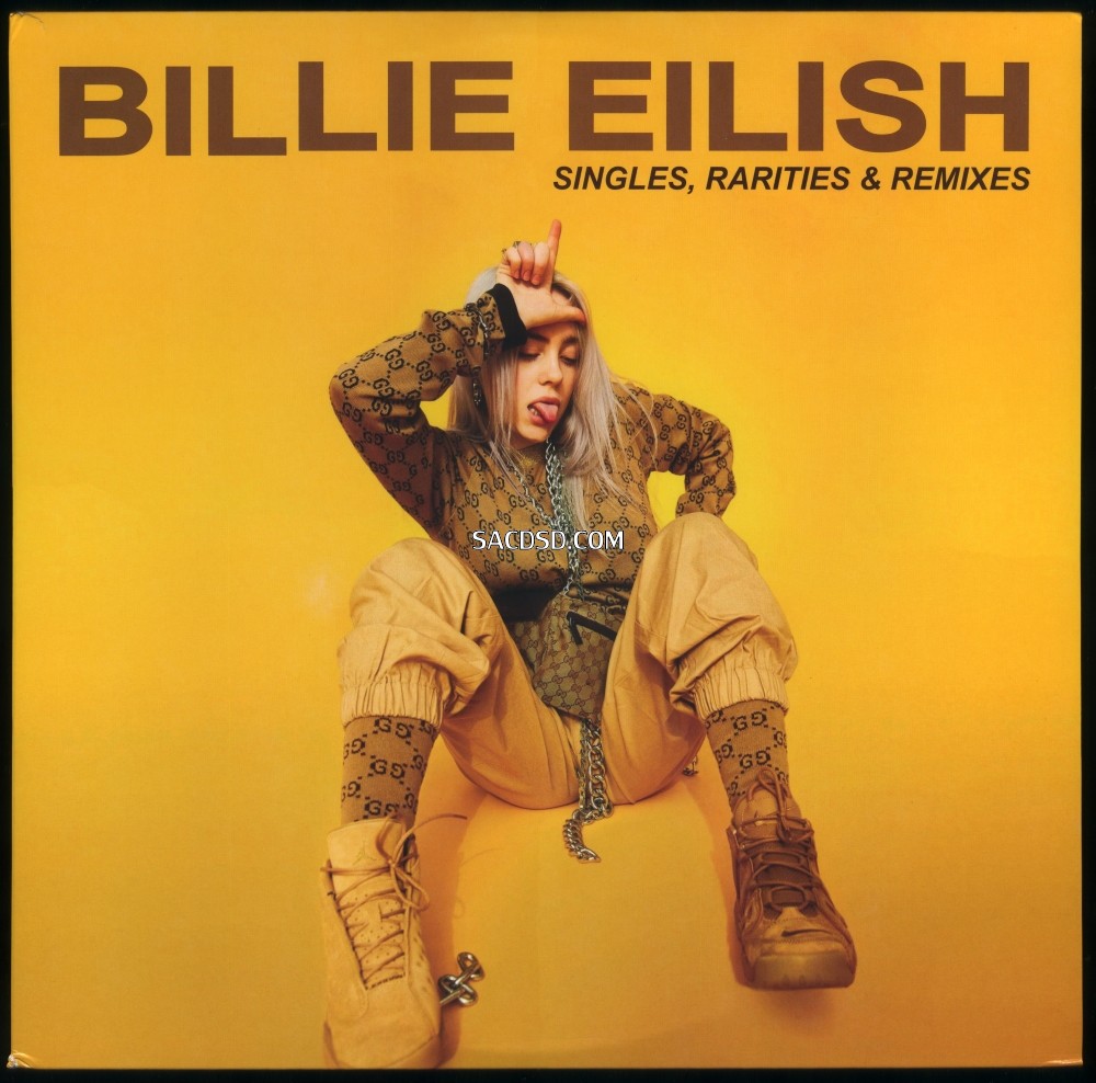 Billie Eilish - Singles, Rarities & Remixes (Unofficial) LP (Yellow) Front.jpg